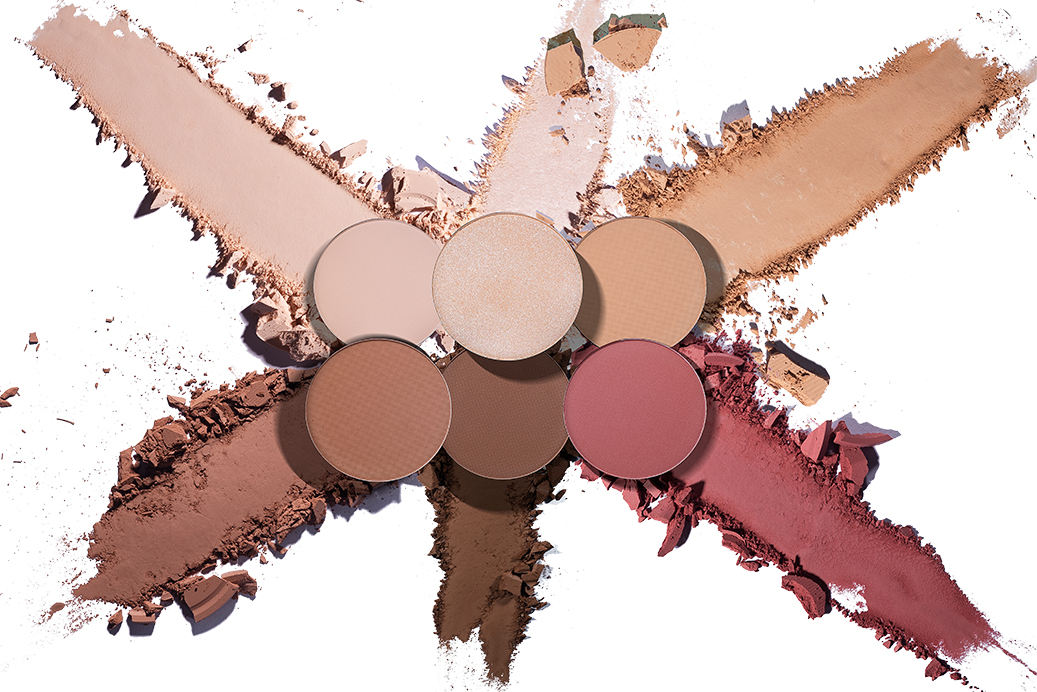 MON REVE Face sculpting palette with highlighter, contour & blush - 03 Deep مون ريڤ لوحة نحت الوجه مع هايلايتر وكونتور وأحمر خدود - Image 2