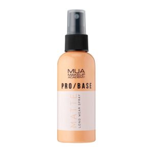 MUA MAKEUP ACADEMY PRO/BASE Mattifying Fixing Spray 70ml رذاذ تثبيت مكياج غير لامع من موا