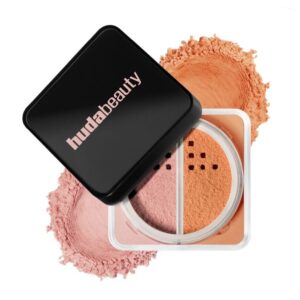 HUDABEAUTY easy bake duo loose powder بودرة حرة لتثبيت الميكاب من هدى بيوتي
