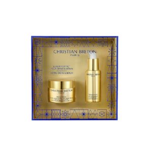 CHRISTIAN BRETON Global Anti-Aging Set with Luxury Coffret Your Cream & Serum, 30ml + 50ml مجموعة العناية بالبشرة من  كريستيان بريتون