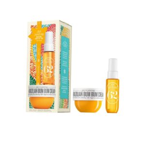 SOL DE JANEIRO BUM BUM PARTY OF TWO BRAZILIAN BUM BUM CREAM & CHEIROSA 62 PARFUME MIST سول دي جانيرو مجموعة العناية بالجسم