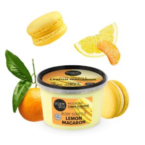 ORGANIC SHOP Lemon Macaron Body Souffle. Modeling. Lemon & Clementine 250ml اوركانك شوب كريم الجسم بالليمون والماكرون. عرض أزياء. ليمون وكليمنتين