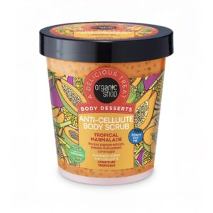 ORGANIC SHOP ANTI-CELLULITE BODY SCRUB TROPICAL MARMALADE 450ML مقشر الجسم المضاد للسيلوليت بالمربى الاستوائي من اوركانيك شوب