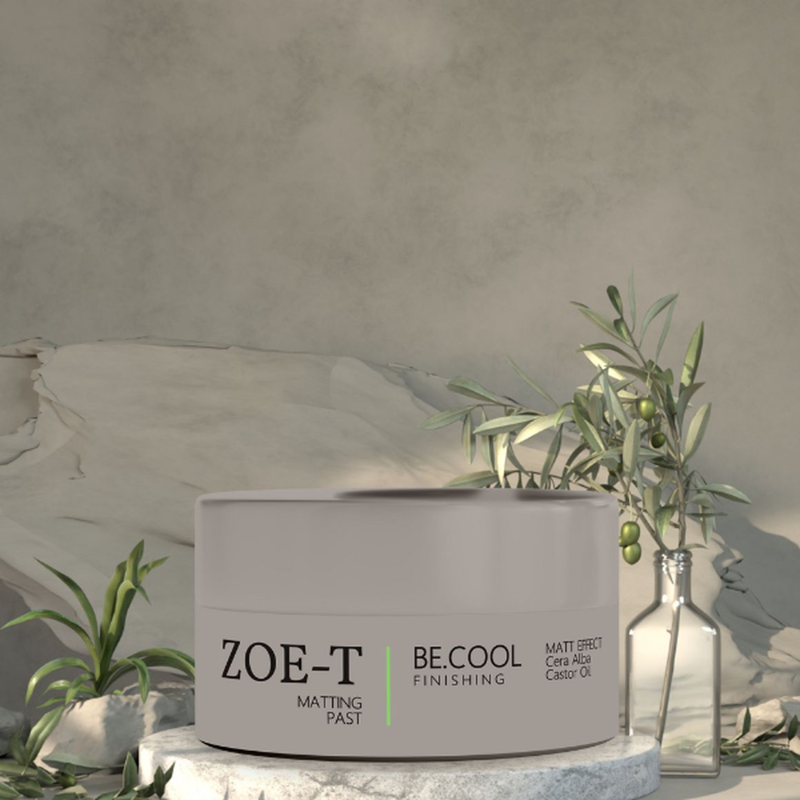 ZOE-T MATTING PAST BE.COOL FINISHING 75ml زوي-تي واكس مثبت للشعر - Image 2