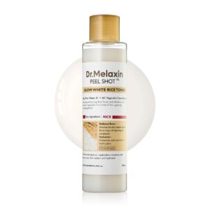 DR.MELAXIN Peel Shot Glow Rice Toner 200ml تونر الارز الابيض المجدد للبشره من دكتور ميلاكسين