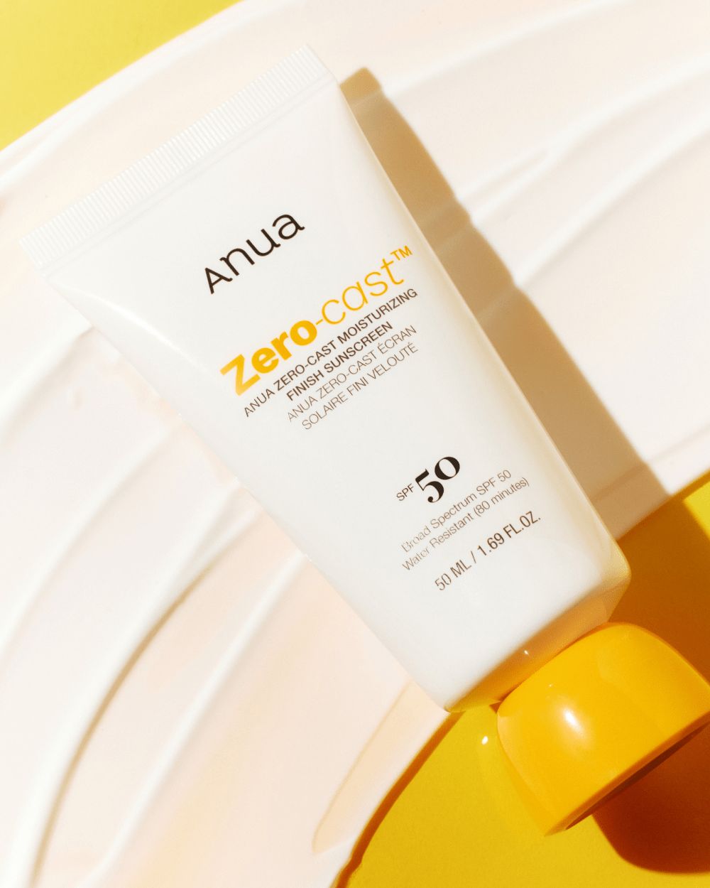 ANUA - ZERO-CAST MOISTURIZING FINISH SUNSCREEN 50ml أنوا واقي شمس للبشرة - Image 4