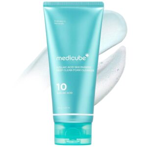 MEDICUBE AZELAIC ACID NIACINAMIDE DEEP CLEAN FOAM CLEANSER 120g مديكيوب غسول رغوي منظف للبشرة