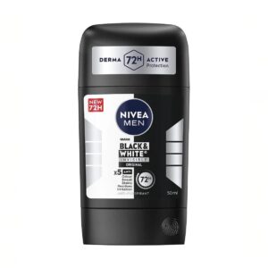 NIVEA MEN Black & White Invisible original deodorant 50ml نيفيا للرجال مزيل العرق  بلاك آند وايت إنفيزيبل اوريجينال