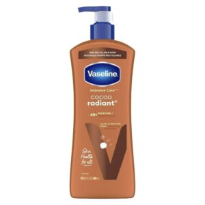Vaseline Cocoa Radiant Body Lotion 600ml لوشن فازلين للجسم بنكهة الكاكاو