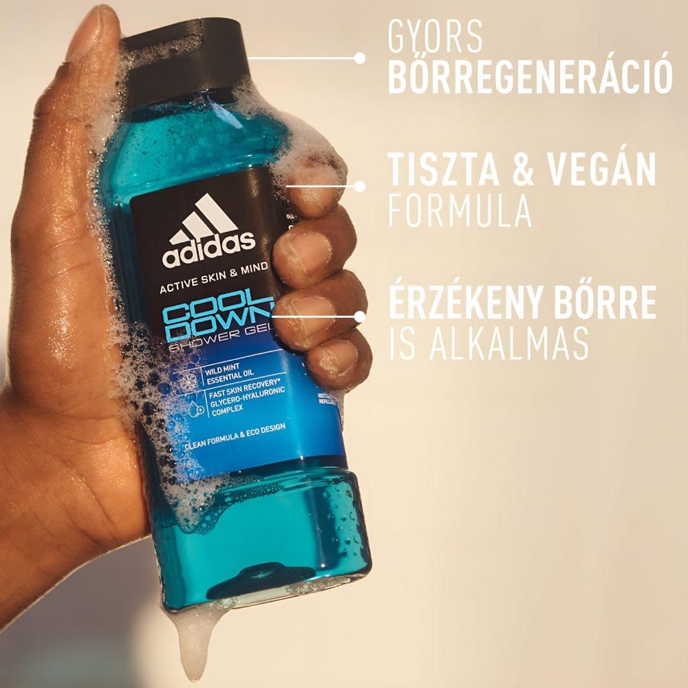 ADIDAS ACTIVE SKIN & MIND COOL DOWN SHOWER GEL 400ml اديداس جل استحمام - Image 2