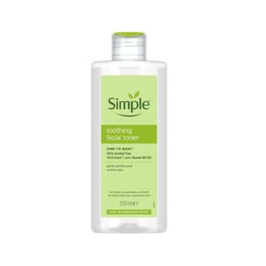 SIMPLE kind to skin soothing facial toner 200ml تونر لطيف على البشرة ومهدئ للوجه من سمبل