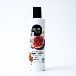 ORGANIC SHOP Volumizing Conditioner for Oily Hair Fig and Rosehip 280ml اوركانيك شوب بلسم مكثف للشعر الدهني بخلاصة التين وثمر الورد