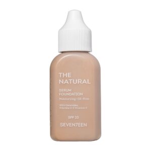 SEVENTEEN THE NATURAL SERUM FOUNDATION SPF20 سيڤينتين كريم اساس للبشرة