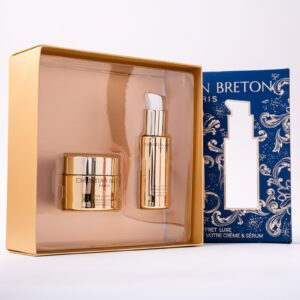 CHRISTIAN BRETON LUXURY COFFRET LUXE YOUR CREAM & SERUM VOTRE كريستيان بريتون مجموعة العناية بالبشرة
