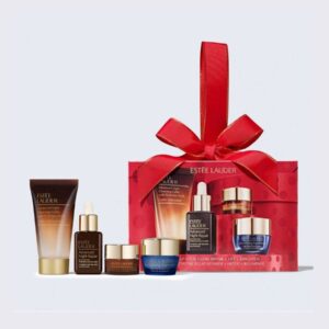 ESTÉE LAUDER Unwrap Your Glow Advanced Night Repair Skincare Starter Gift Set مجموعة هدايا للعناية الليلية بالبشرة من إستي لودر