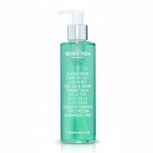 SEVENTEEN CLEAR SKIN FOAMING GEL CLEANSER 200ml سيڤينتين غسول منظف للبشرة بزيت شجرة الشاي