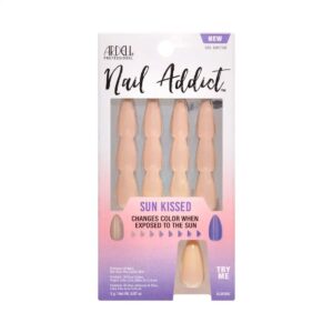 ARDELL - NAIL ADDICT SUN KISSED SOL SWITCH PRESS ON NAILS مجموعة اظافر لاصقة من أرديل