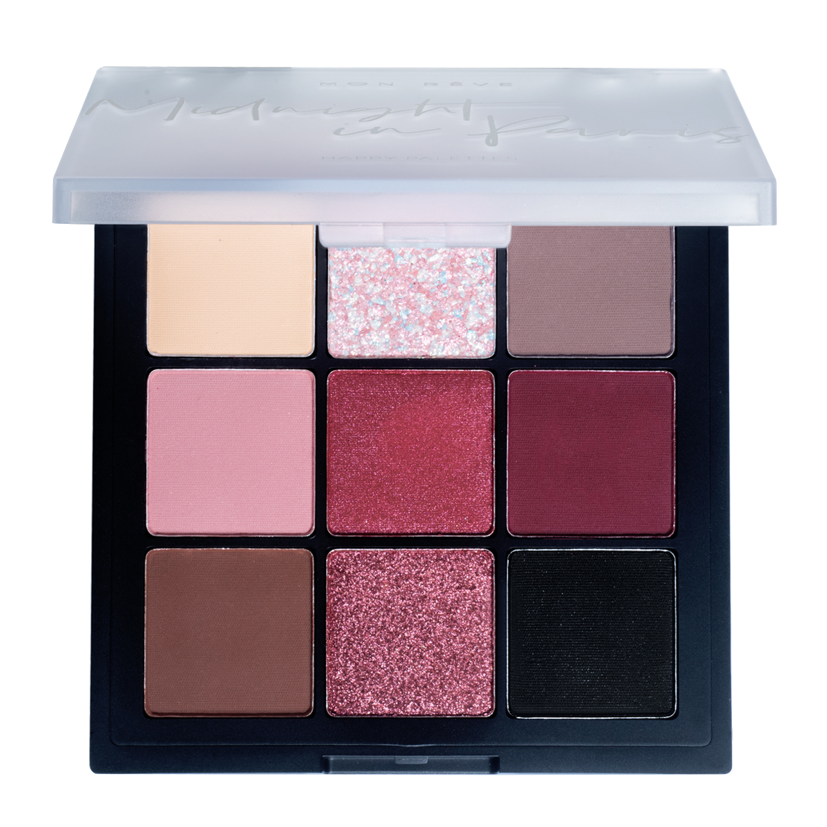 MON REVE 9 shades eyeshadow palette - 02 Midnight in Paris مون ريڤ لوحة ظلال العيون 9 ألوان - Image 4