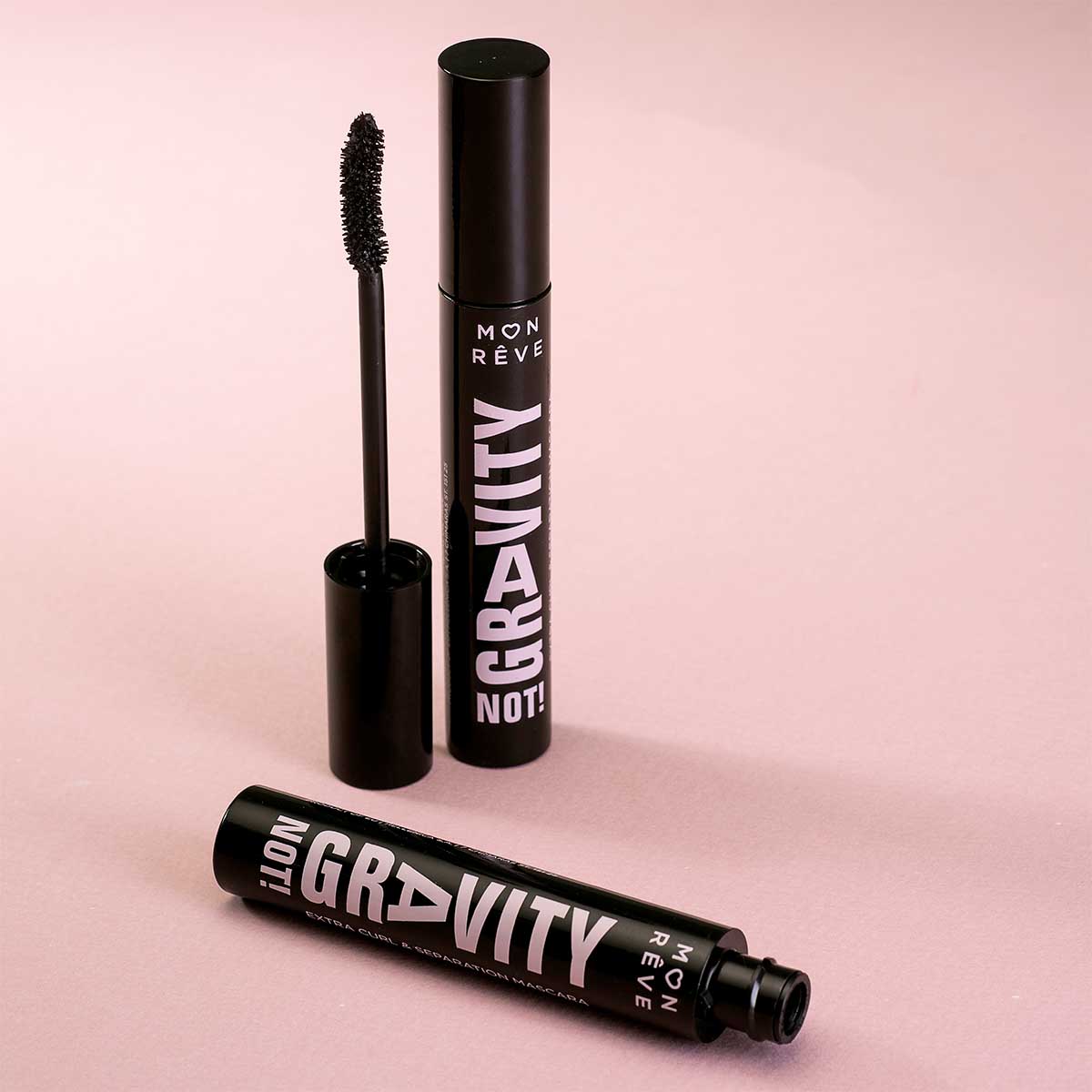 MON REVE GRAVITY NOT! MASCARA - 01 black مون ريڤ مسكارا لرموش منحنية - Image 2