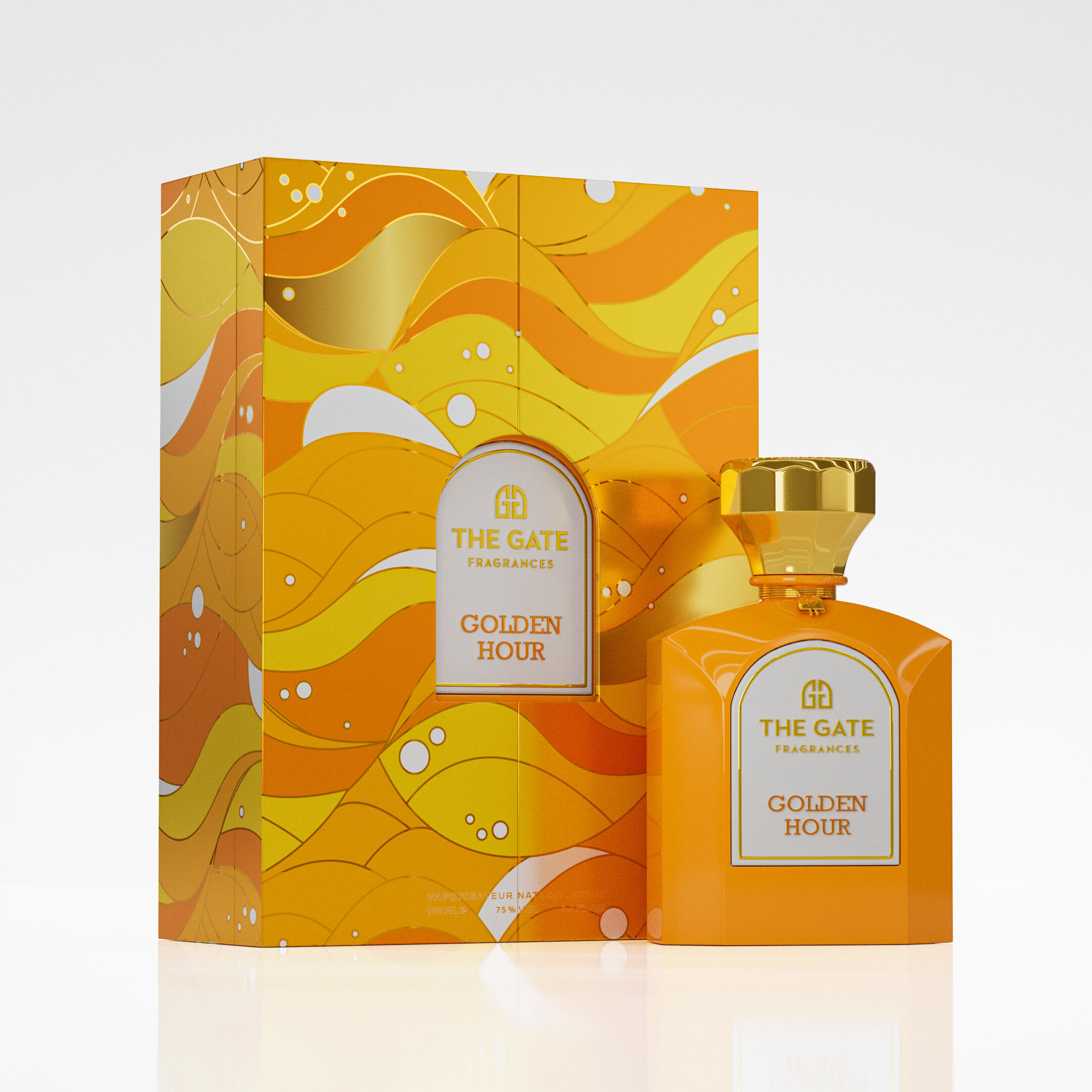 THE GATE Golden Hour Extrait De Parfum 100ml عطر من ذا كيت للرجال و النساء - Image 2