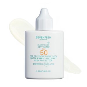 SEVENTEEN CLEAR SKIN CITY SHADE SPF50 كريم مرطب من سيڤينتين