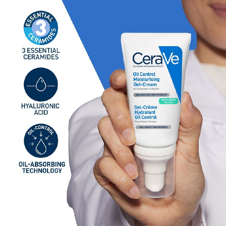 CERAVE Oil Control Moisturizing Gel-Cream 52ml سيرافي جل كريم مرطب للبشرة - Image 2