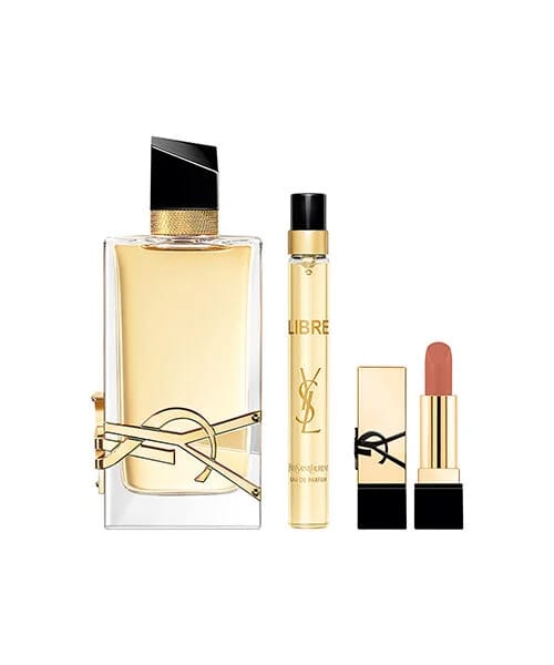 YVES SAINT LAURENT Libre eau de parfum and MINI ROUGE PUR COUTURE Gift set مجموعة هدايا للنساء - Image 2