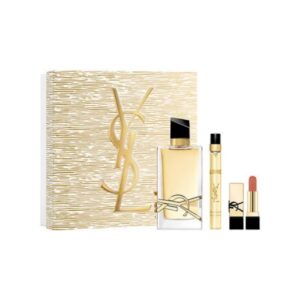 YVES SAINT LAURENT Libre eau de parfum and MINI ROUGE PUR COUTURE Gift set  مجموعة هدايا للنساء