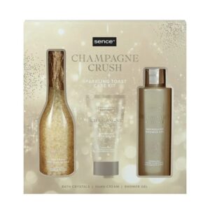 SENCE BEAUTY Champagne Crush sparkling toast care kit مجموعة العناية بالبشرة من سينس بيوتي