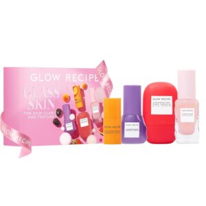 GLOW RECIPE Glass Skin Kit مجموعة العناية بالبشرة من كلو ريسيبي