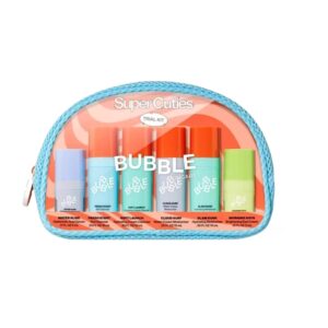 BUBBLE Super Cuties Mini Trial Kit مجموعة العناية بالبشرة من ببل