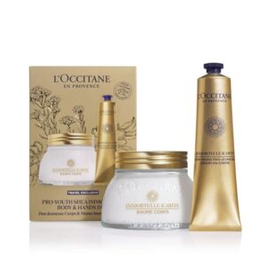 LOCCITANE Shea Immortelle Body and Hands Set سيت ثنائي لترطيب الجسم واليدين