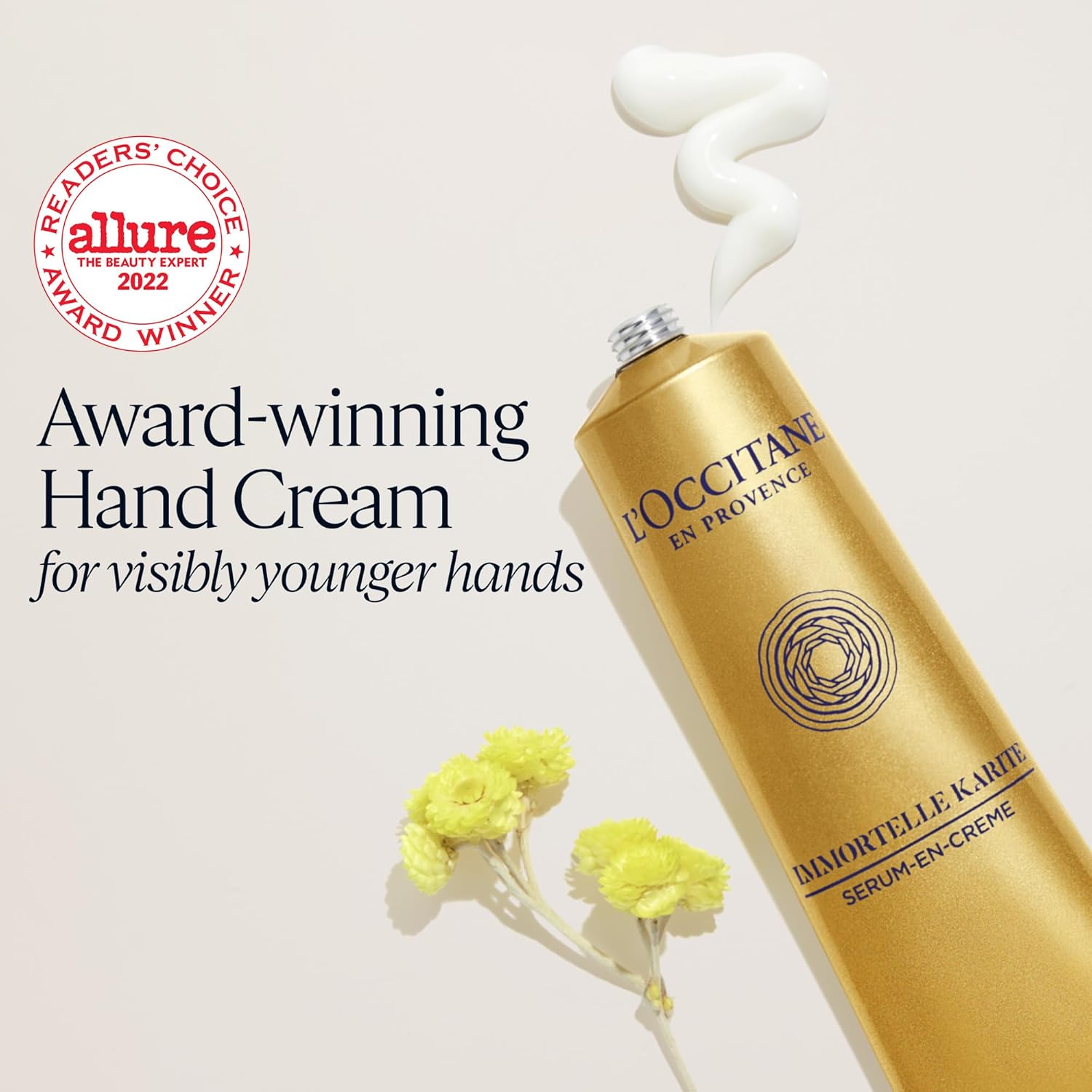 LOCCITANE Immortelle Shea Youth Hand Cream 75ml مرطب اليدين بزبدة الشيا - Image 4