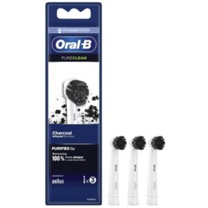 ORAL-B Pure Clean Electric Brush Replacement 1x3 رؤوس فرشاة اسنان من اورال بي