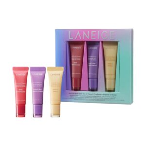 LANEIGE On-The-Glow Balm Trio Set 10g مجموعة بلسم شفاه ثلاثية