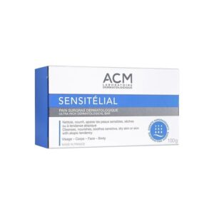 ACM Sensitelial Pain Surgras Dermatologique صابونة تنظيف للبشرة الحساسة من أي سي ام