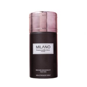 EMMANUELLE JANE MILANO PERFUUME DEODORANT FOR MEN ايمانويل جين بخاخ مانع تعرق للرجال