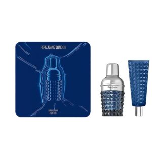 PEPE JEANS Life Is Now For Him Gift Set مجموعة هدايا (عطر + غسول استحمام)