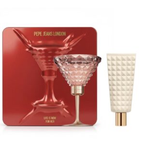 PEPE JEANS  London Life is Now Women Parfum Gift Set 80ml EDP+ Body Lotion 100ml مجموعة هدايا بيبي جينز للنساء