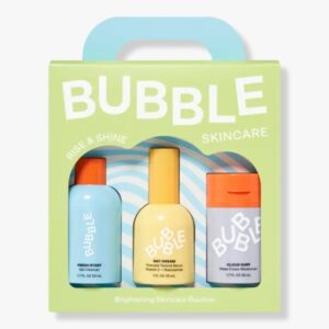 BUBBLE Rise And Shine Brightening Skin Care Kit مجموعة العناية بالبشرة من ببل
