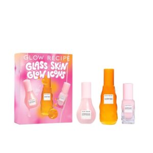 GLOW RECIPE Glass Skin Glow Icons مجموعة العناية بالبشرة من كلو ريسيبي