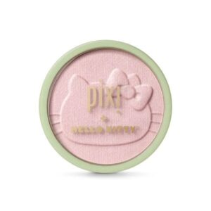 Pixi Hello Kitty Hello Glow-y Powder Sweet Glow هايلايتر & بلشر للوجه من بيكسي