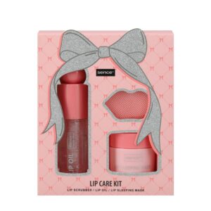 SENCE BEAUTY 3-piece lip care set مجموعة العناية بالشفاه من 3 قطع من سينس بيوتي