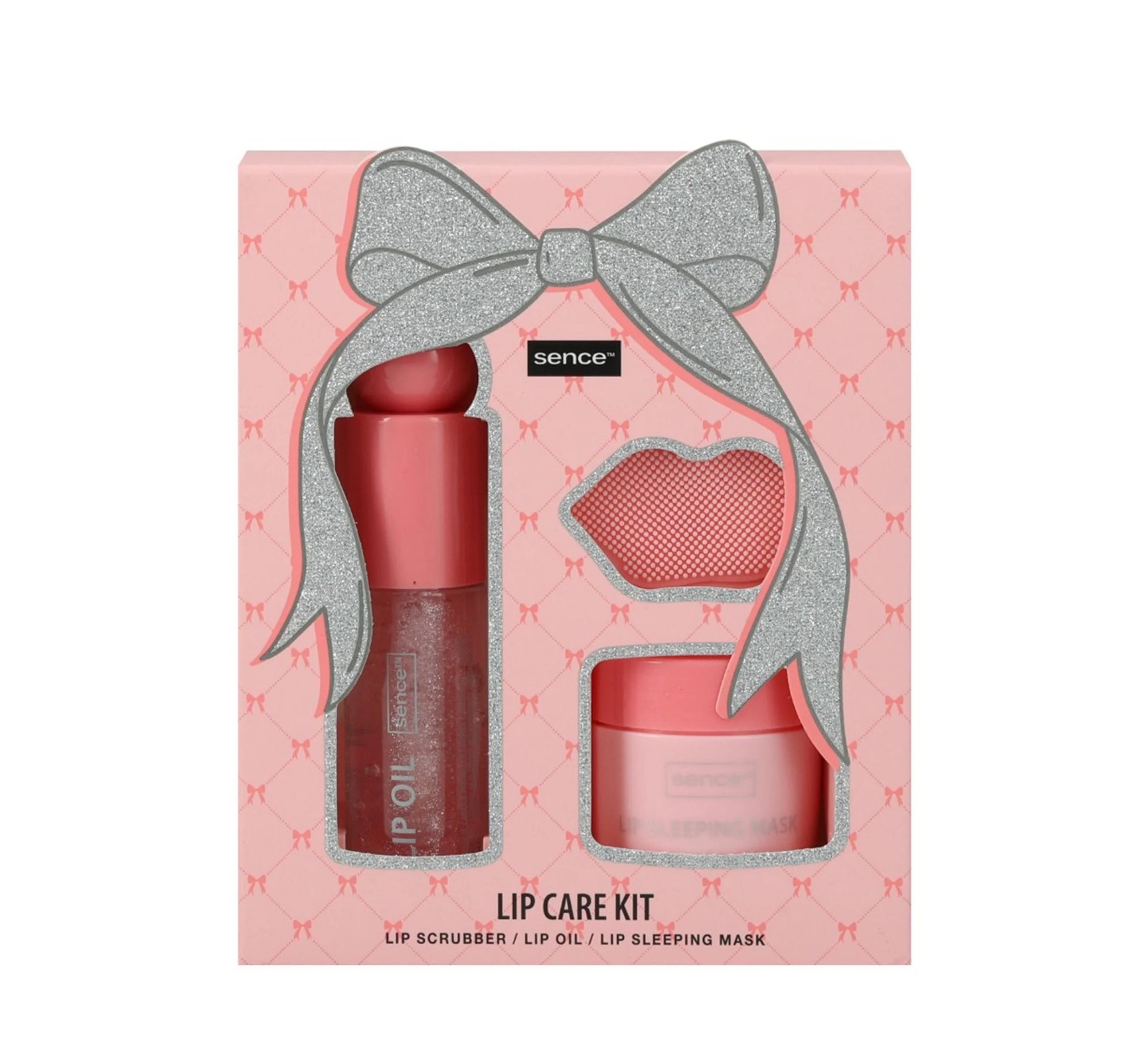 SENCE BEAUTY 3-piece lip care set مجموعة العناية بالشفاه من 3 قطع من سينس بيوتي