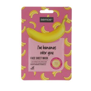 SENCE BEAUTY Face Sheet Mask - Im Bananas Over You قناع الوجه من سينس بيوتي