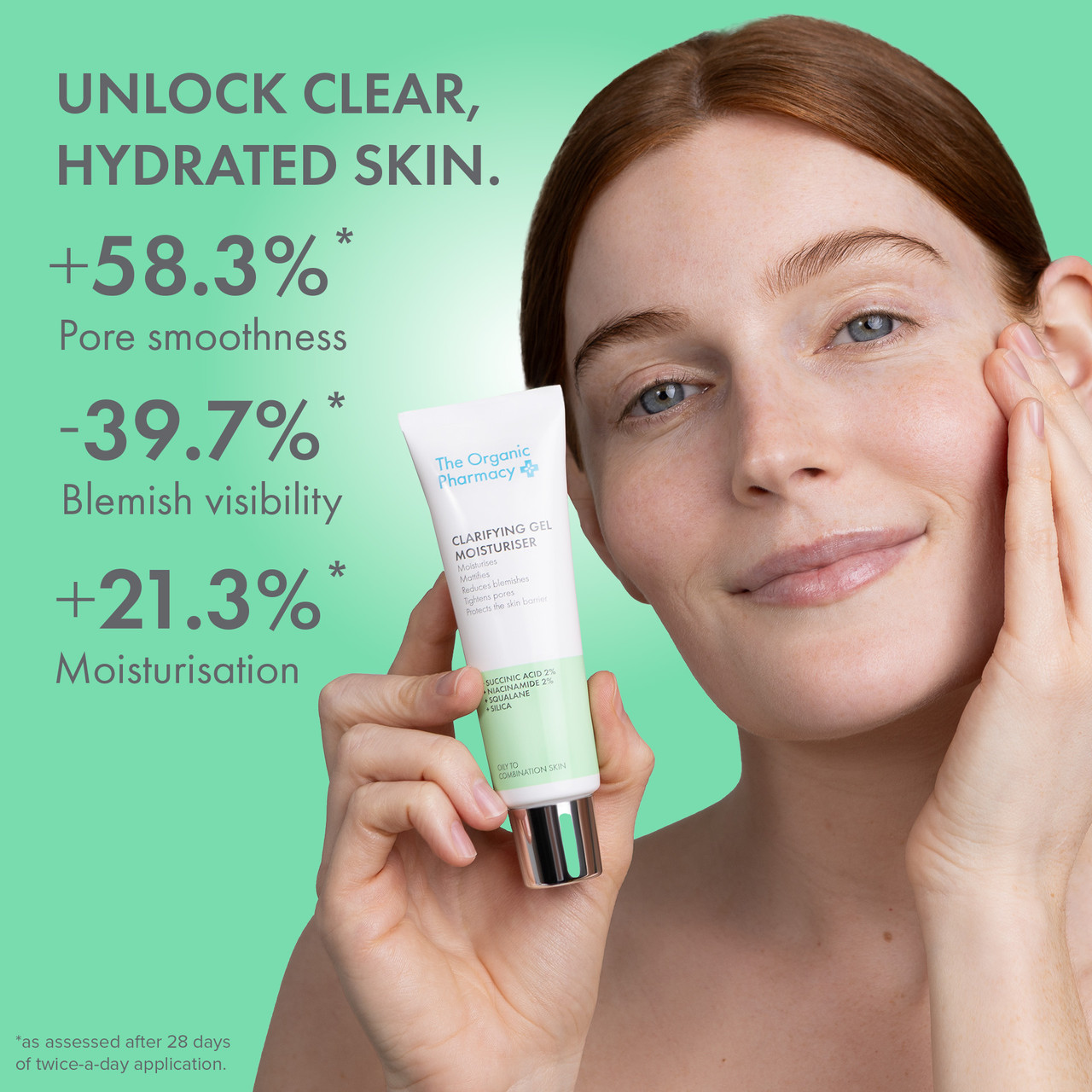 THE ORGANIC PHARMACY Clarifying Gel Moisturiser 40ml ذا أورگانك فارمسي كريم مرطب و منقي للبشرة - Image 4