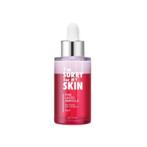 ULTRU: I'M SORRY FOR MY SKIN Pink Lacto Ampoule Serum 30ml  سيروم العناية بالبشرة