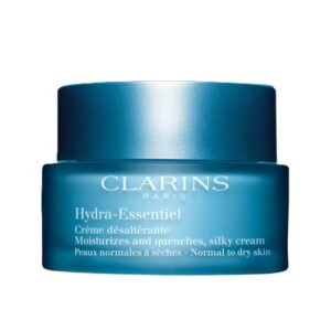 CLARINS Hydra-Essentiel Moisturizes And Quenches, Silky Cream For Normal To Dry Skin 50ml كريم مرطب للوجه من كلارنس