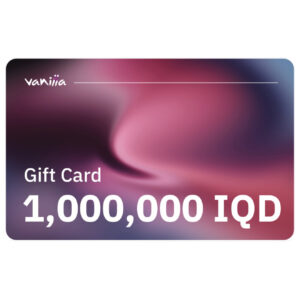 VANILLA GIFT CARD 1000,000 IRAQI DINAR فانيلا بطاقة هدية فئة ١ مليون
