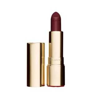 CLARINS PARIS Joli Rouge Velvet Matte Lipstick - 738v Royal Plum  أحمر شفاه من كلارنس